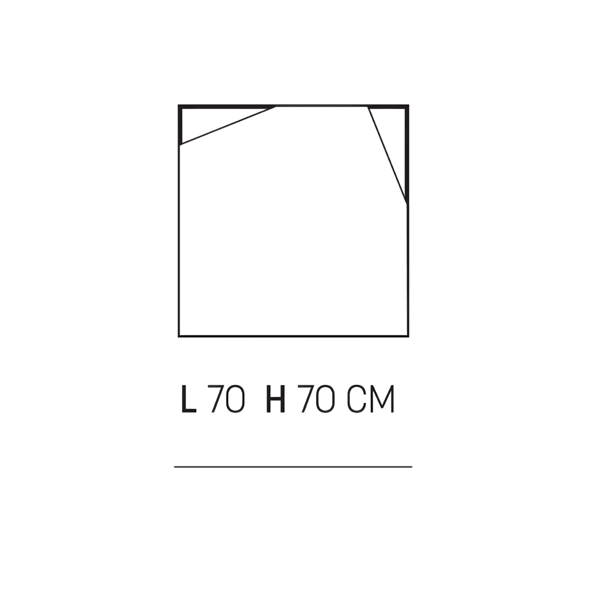 Mobile da bagno sospeso "Tayla" con 2 cassetti specchio Led e lavabo - MondoViro