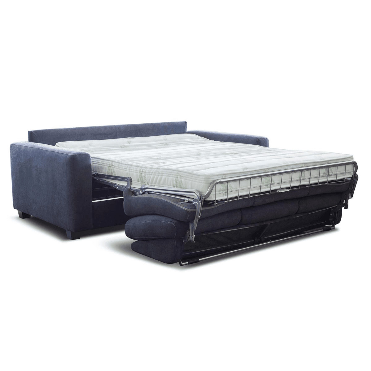 Divano letto 3 posti matrimoniale "Turchese" tessuto idrorepellente e antimacchia cm 208x102 97h - MondoViro