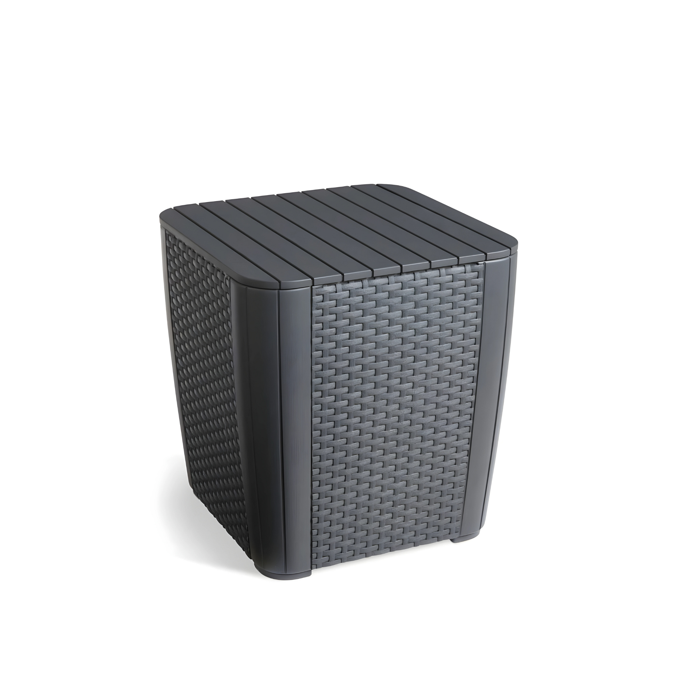 Salottino in resina da esterno "Salemo Balcony" 2 poltrone + tavolino contenitore