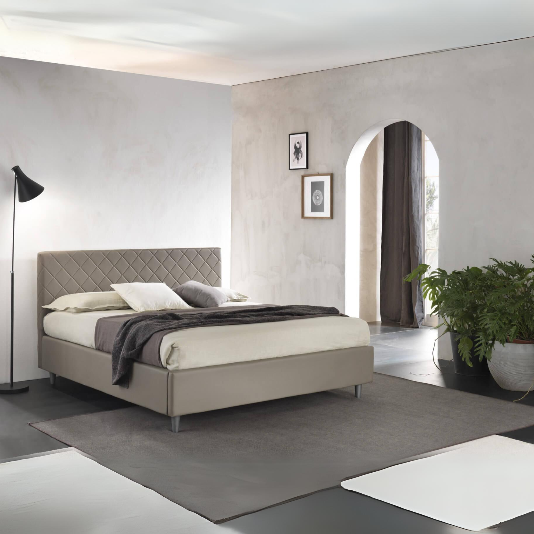 Letto contenitore "Rio" in  pelle vegan