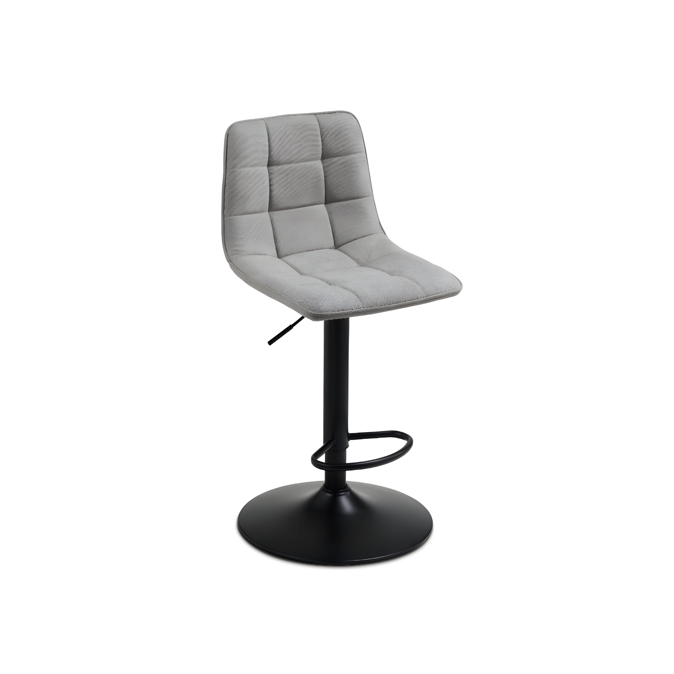 Set di sgabelli in tessuto "Milly" con seduta imbottita cm 45x45 91h