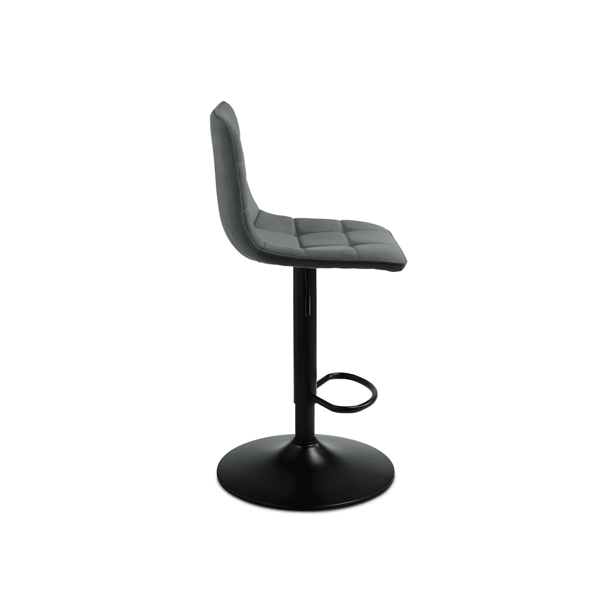 Set di sgabelli in tessuto "Milly" con seduta imbottita cm 45x45 91h - MondoViro