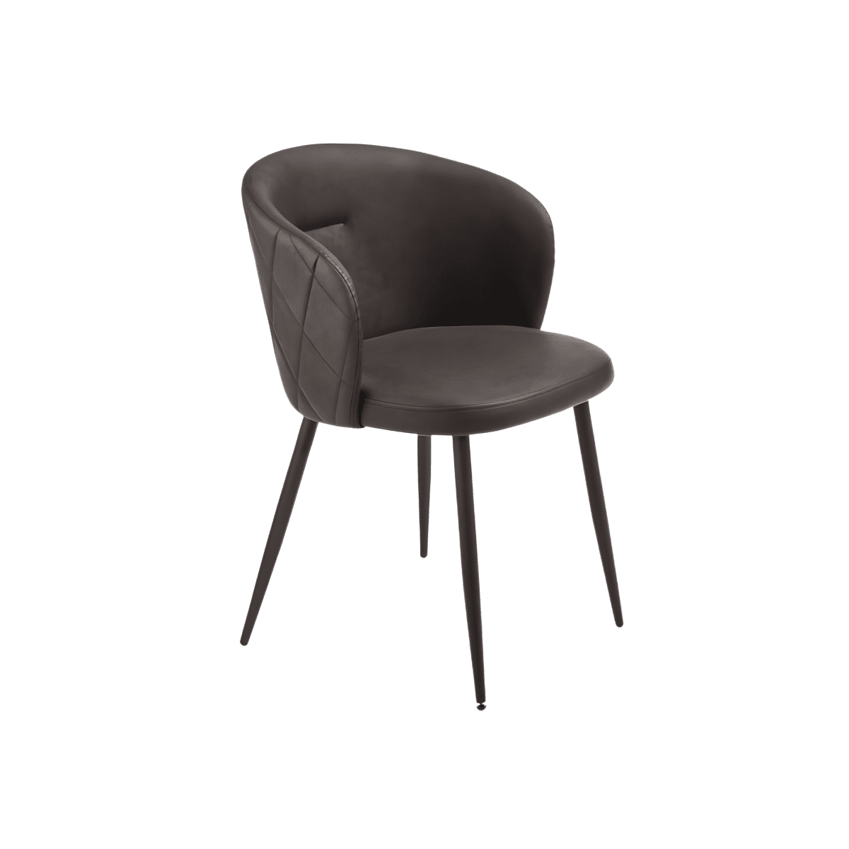 Set sedie da pranzo "Boston" in ecopelle cm 56x55 78h - MondoViro