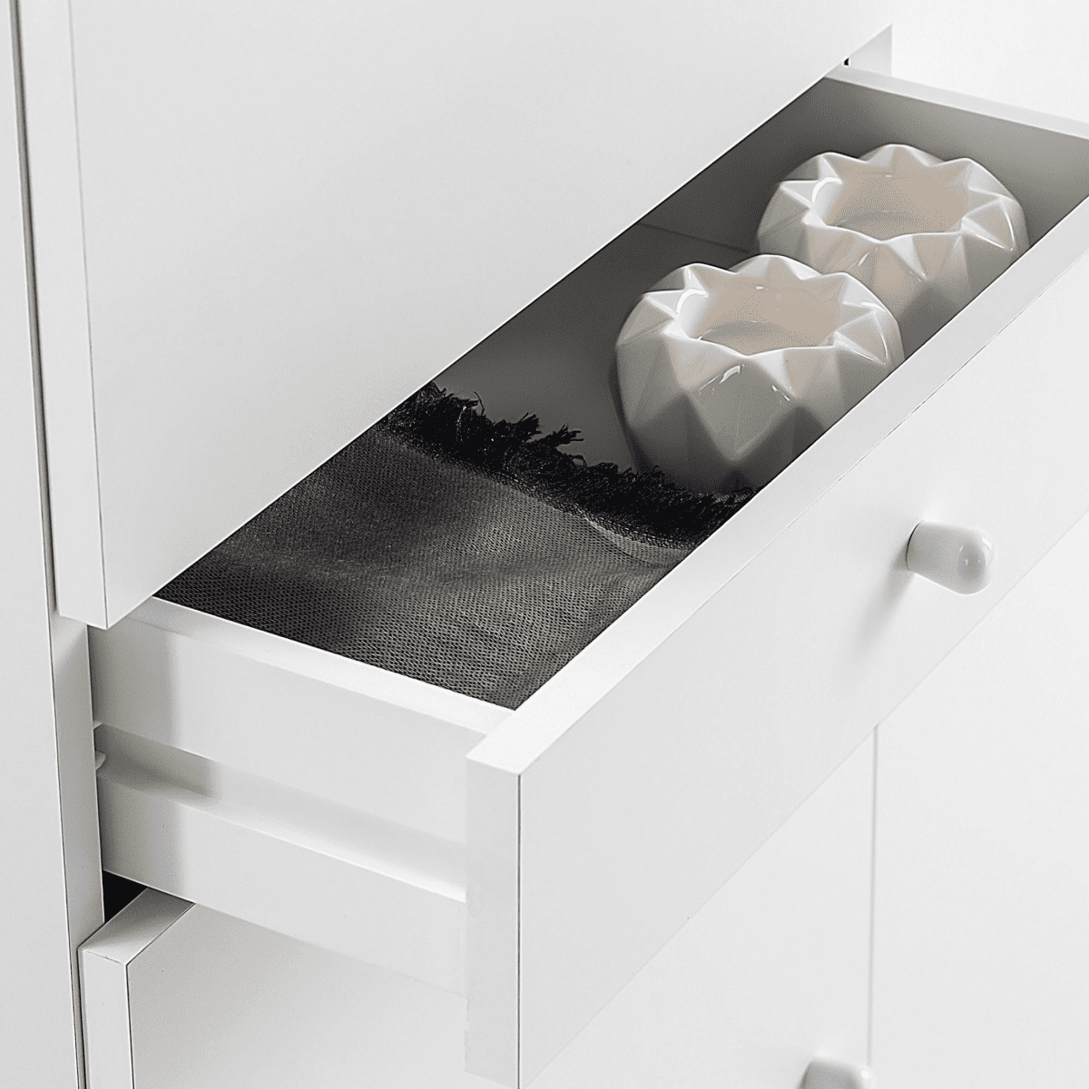 Mobile in legno 3 ante 1 cassetto "Vanity" cm 77x34 147h - MondoViro