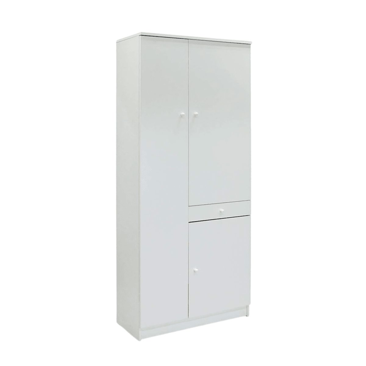 Mobile in legno 3 ante 1 cassetto "Vanity" cm 77x34 147h - MondoViro