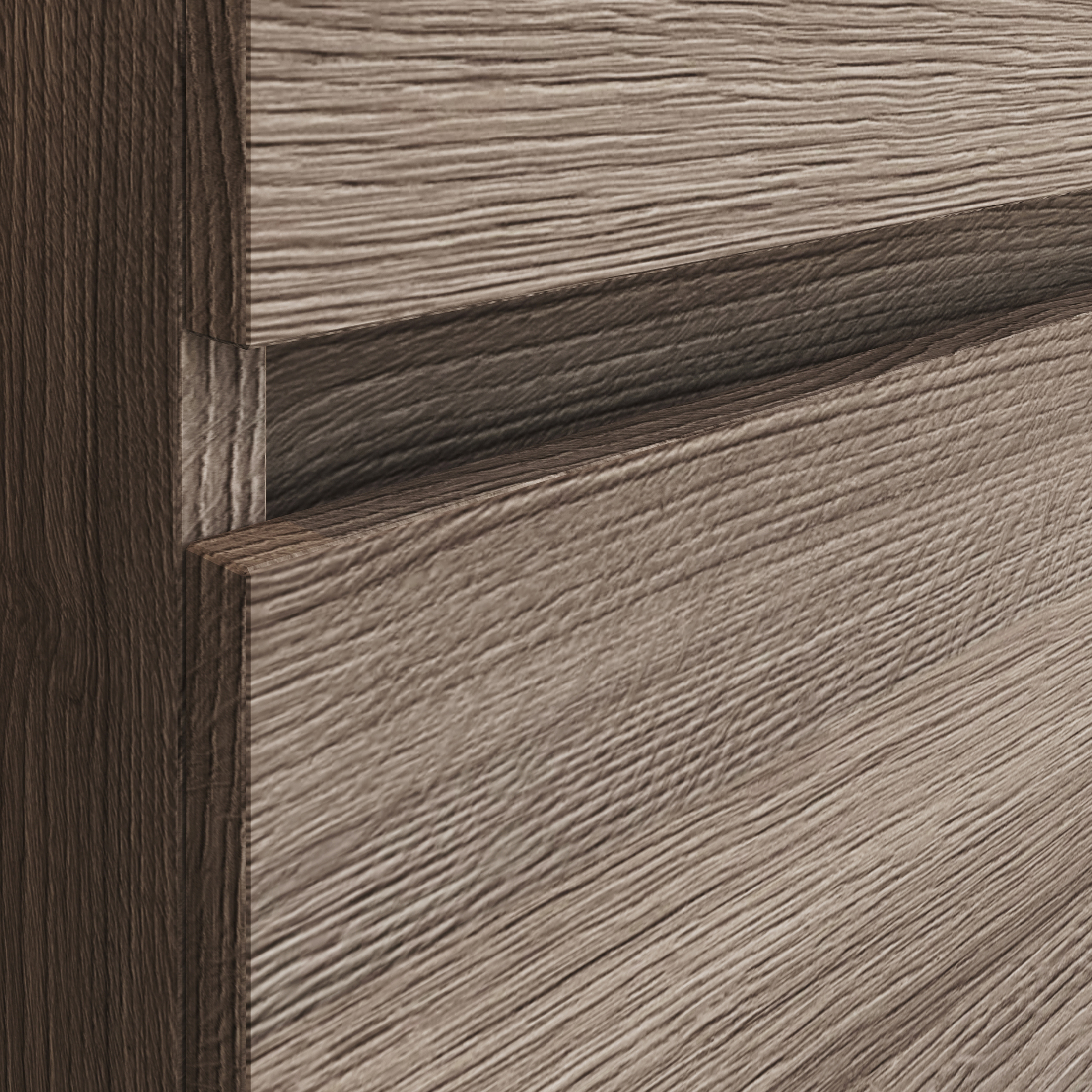 Mobile da bagno sospeso moderno "Velira" con lavabo integrato e specchio LED