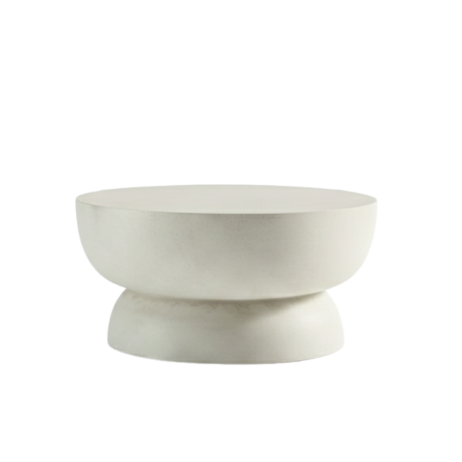 Tavolino in microcemento "Tratto" cm Ø 60x30h