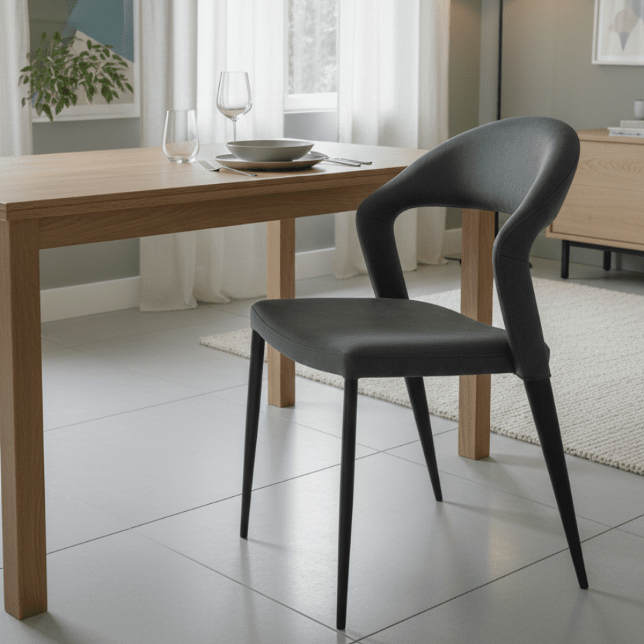 Set di sedie imbottite "Locanda" in similpelle cm 56x51 82h - MondoViro