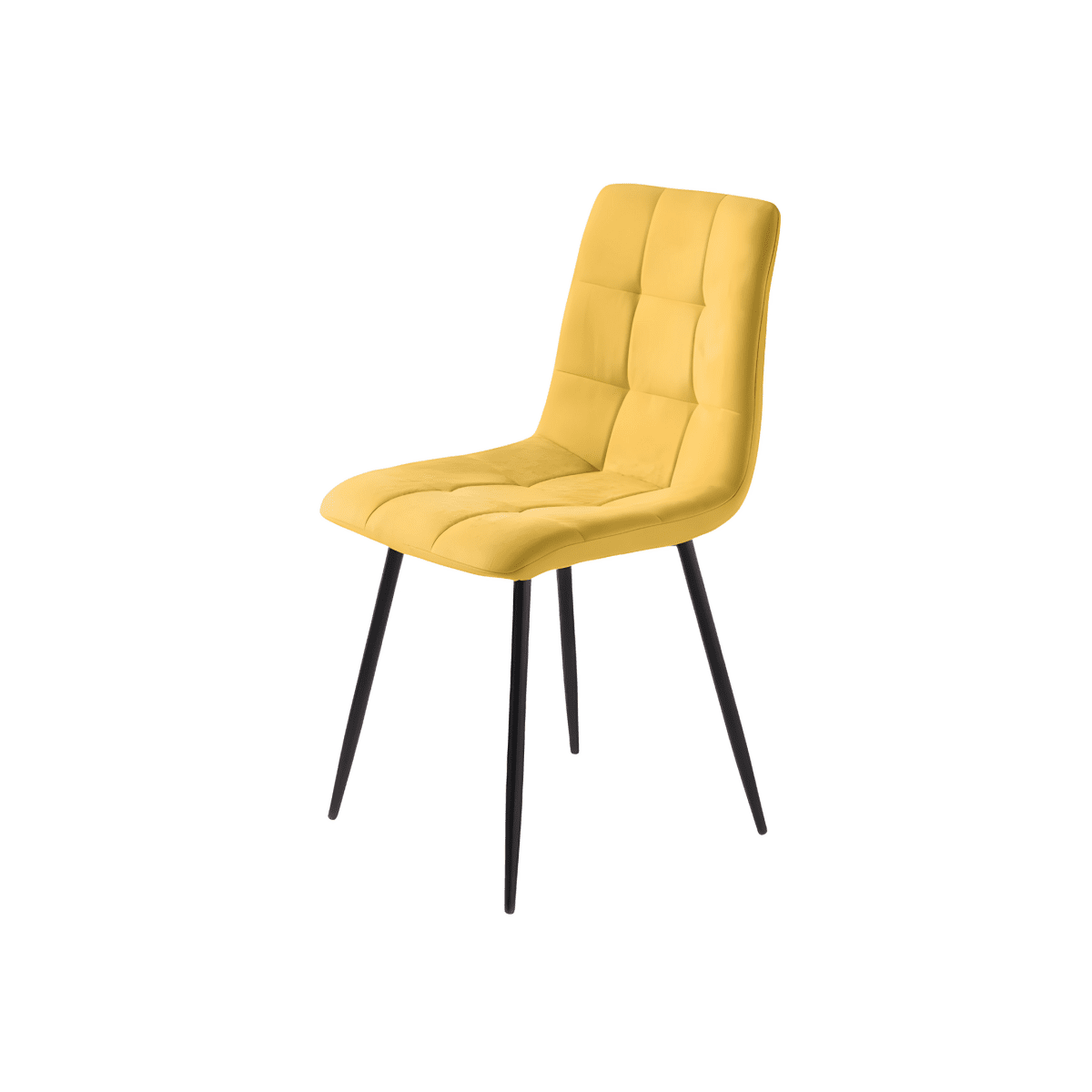 Set sedie da pranzo moderne in tessuto "Milly" con seduta imbottita cm 45x53 88h - MondoViro