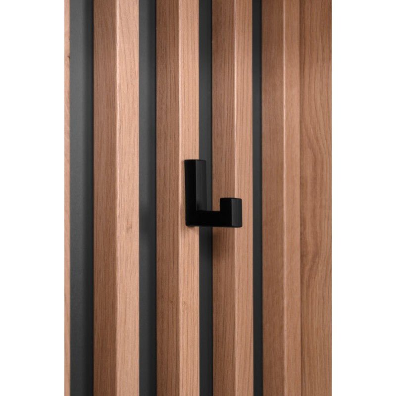 Mobile ingresso appendiabiti "Medan2" cannettato con panca e specchio - MondoViro