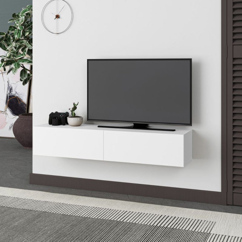 Mobile porta tv sospeso "Francy" con anta a ribalta cm135x31 25h