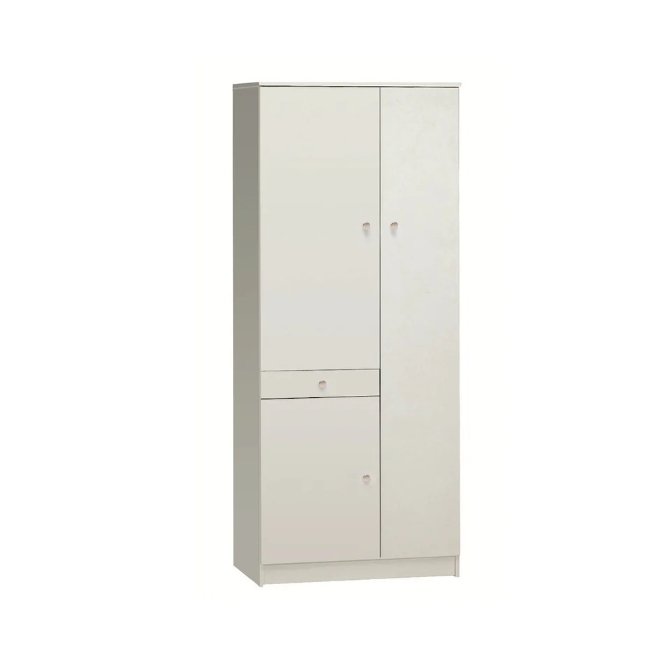 Mobile in legno 3 ante 1 cassetto "Vanity" cm 77x34 183h