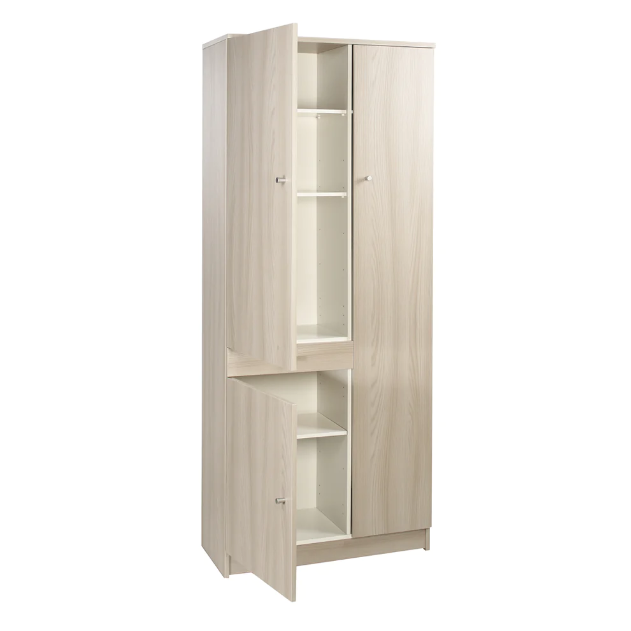 Mobile in legno 3 ante 1 cassetto "Vanity" cm 77x34 183h