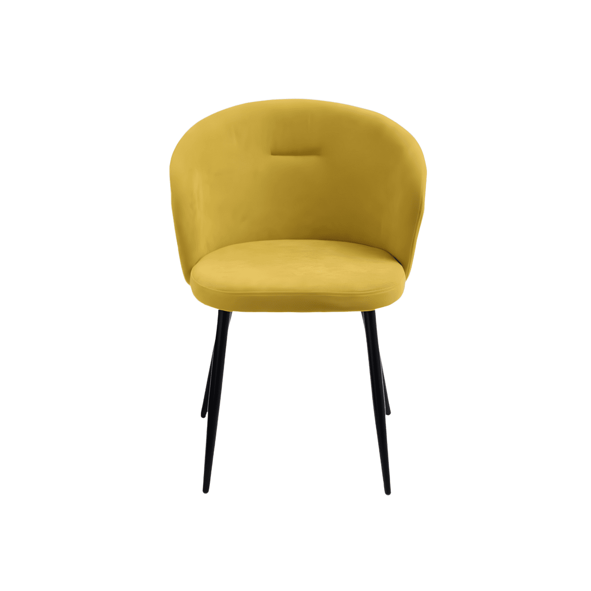 Set sedie da pranzo "Claris" in tessuto imbottite cm 56x55 78h - MondoViro