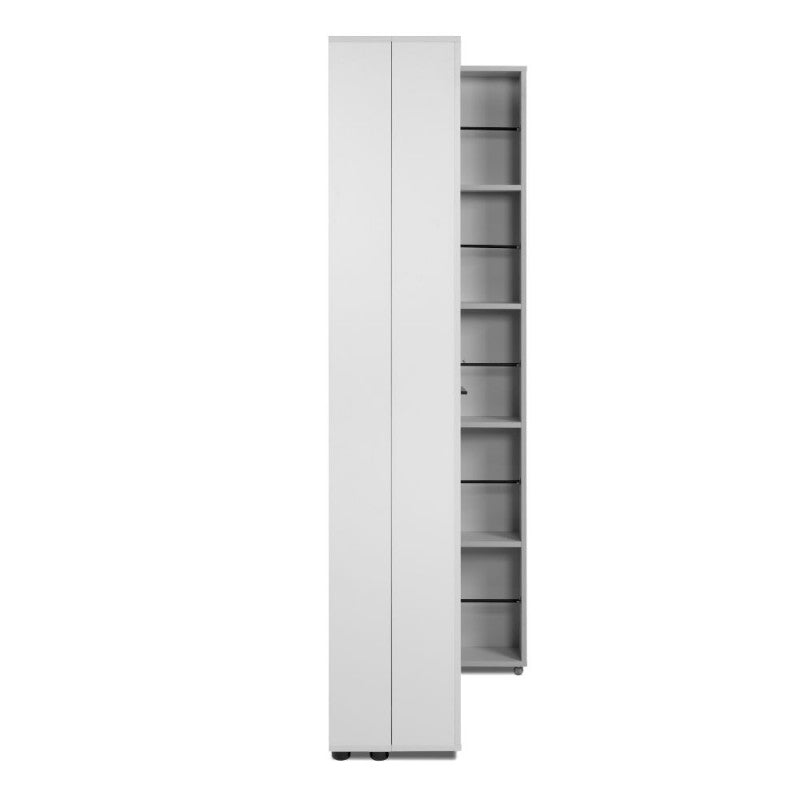 Scarpiera ingresso slim 2 ante "Lugo" in legno 5 scomparti salvaspazio