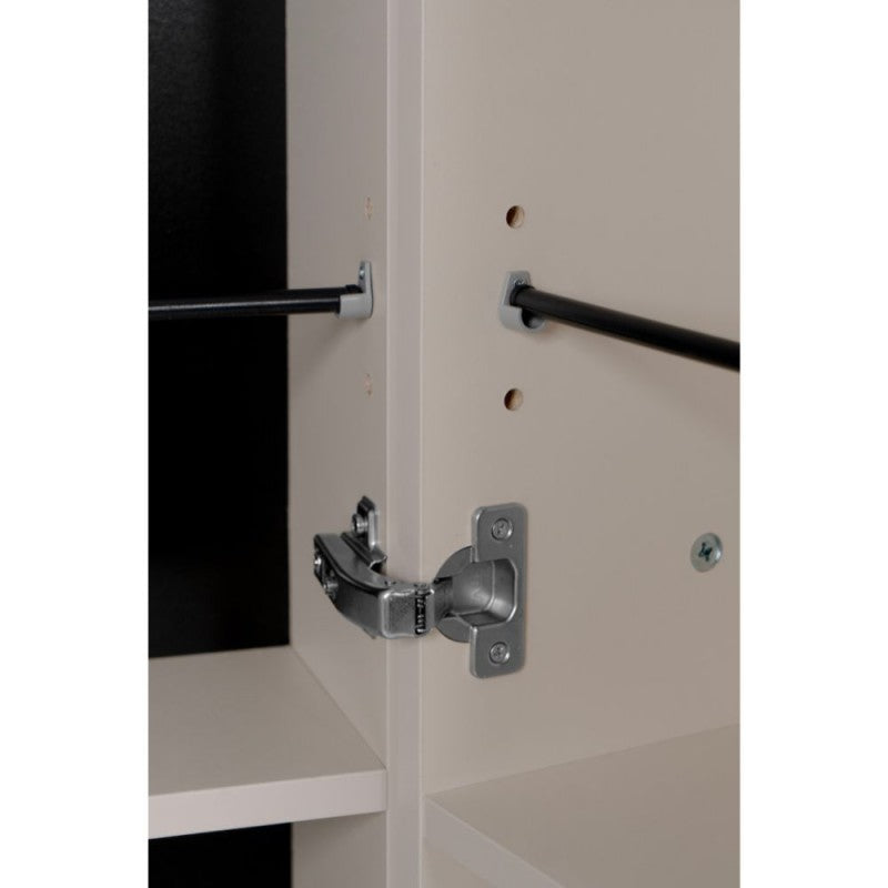 Scarpiera ingresso slim 2 ante "Lugo" in legno 5 scomparti salvaspazio