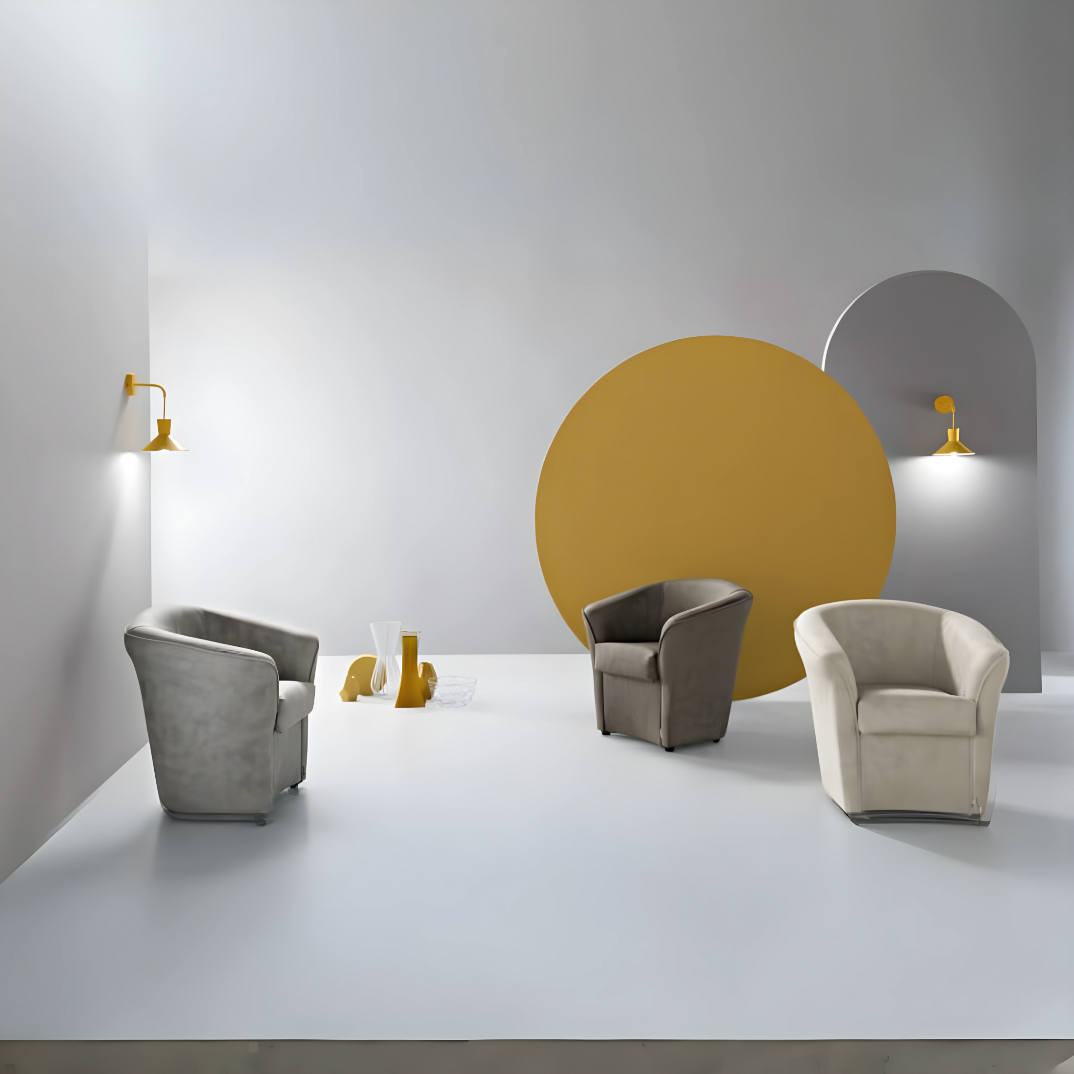 Poltrona moderna in pelle nabuk "Dallas" da soggiorno cm 70x67 76h