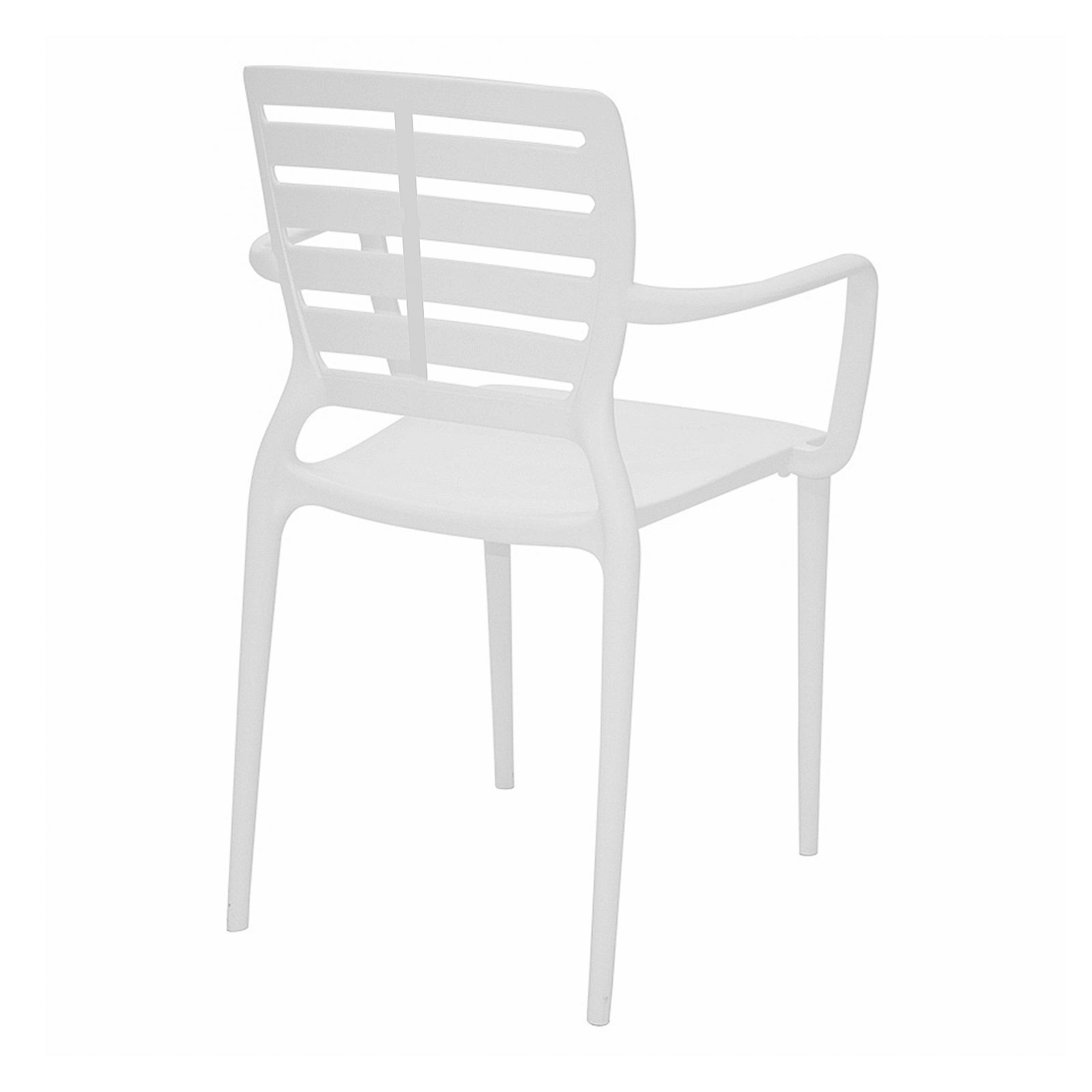 Sedia in resina rattan Borneo da esterno poltrona con braccioli per giardino