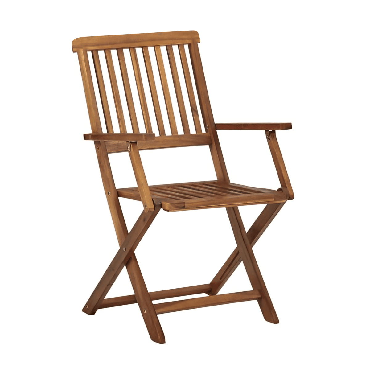 Sedia da giardino pieghevole "Royal" in legno cm 60x51 88h - MondoViro