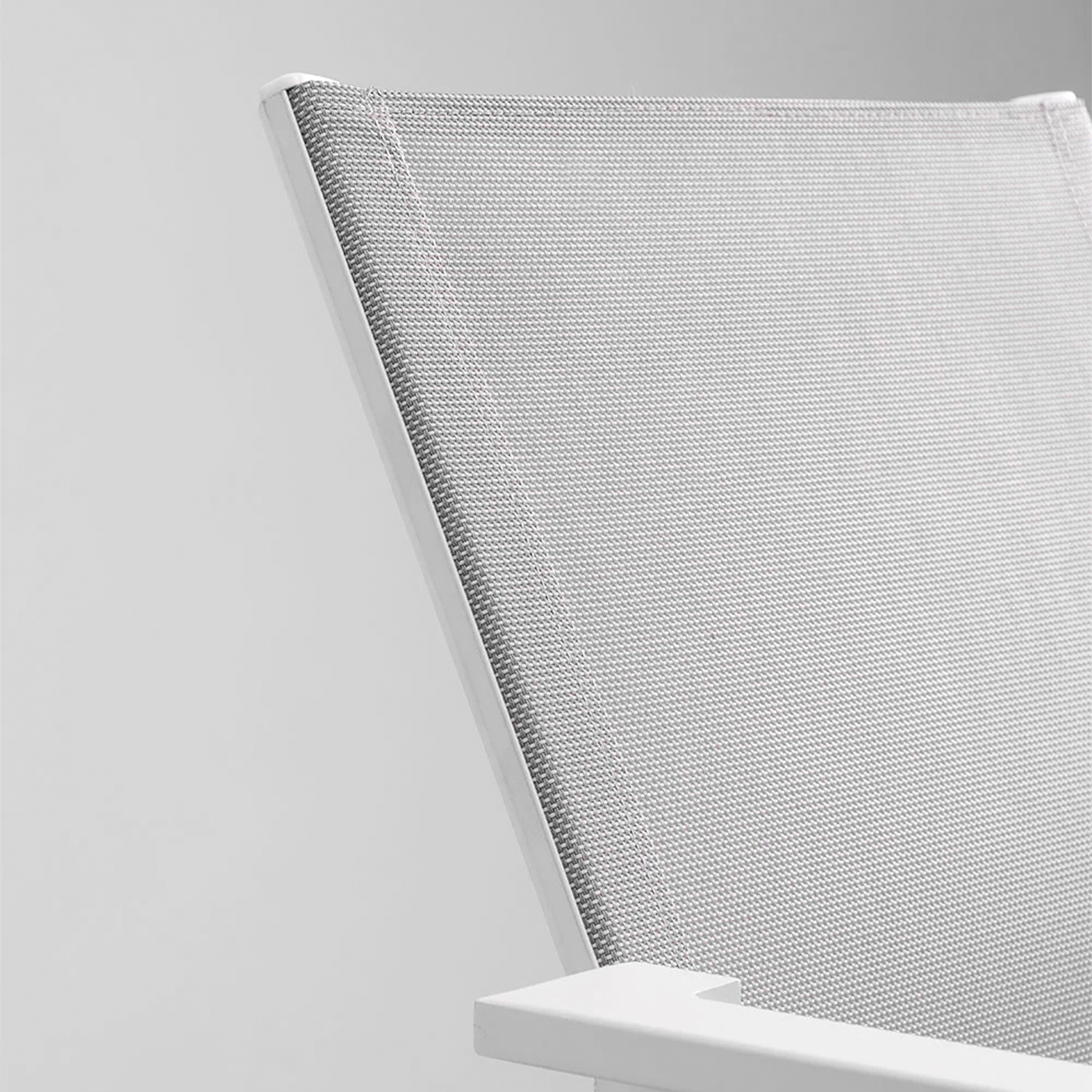 Set da pranzo completo di 6 sedie + tavolo Alu White in alluminio per giardino