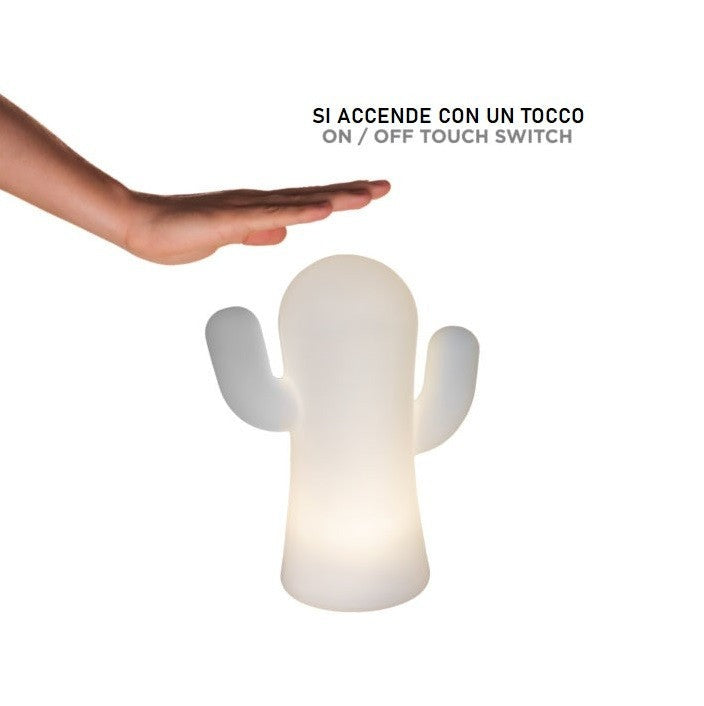 Lampada a led da esterno Panchito in silicone bianco cm 20,6h