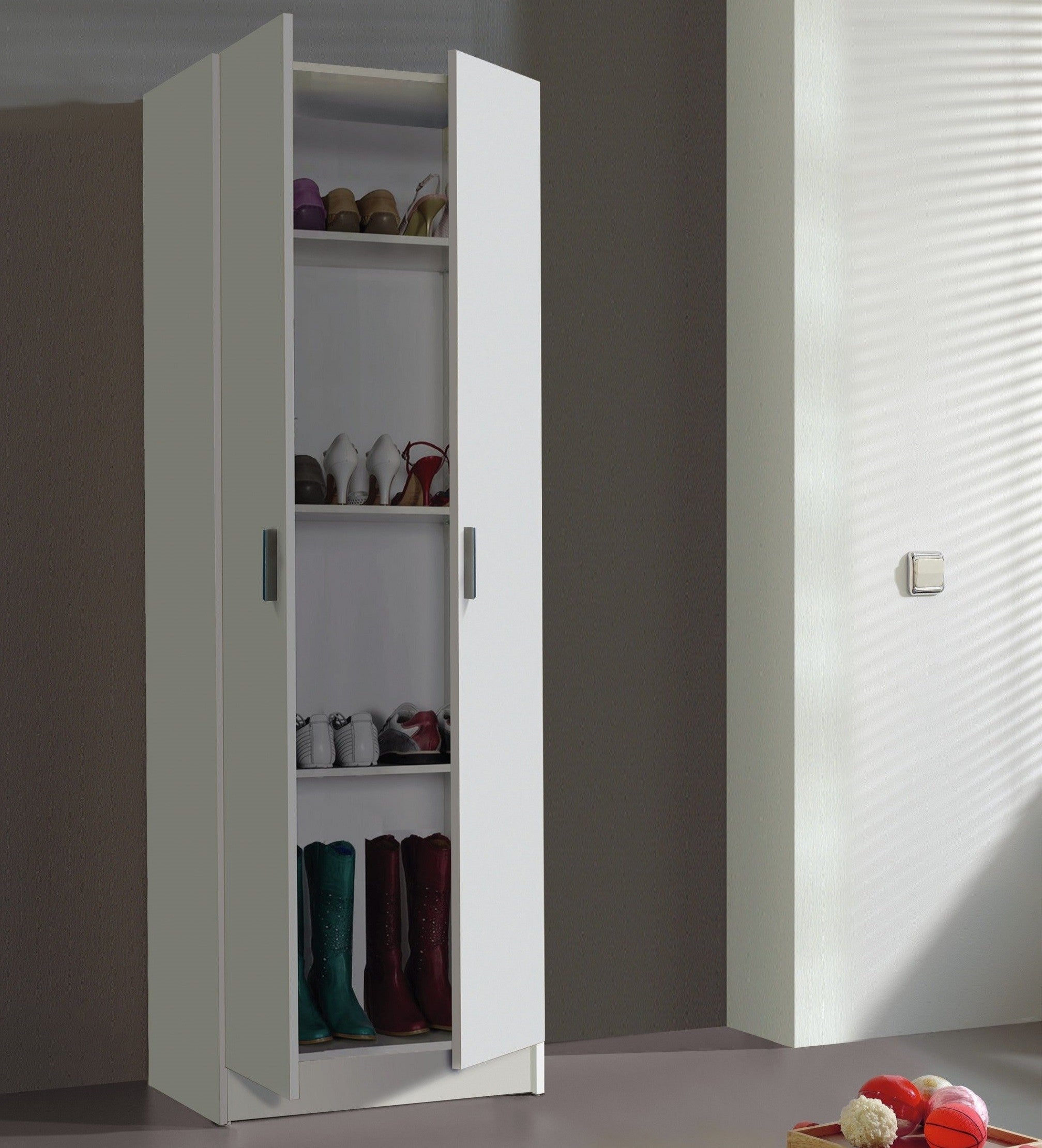 Armadio multiuso bianco tuttopiani o portascope Multiusos mobile in truciolato