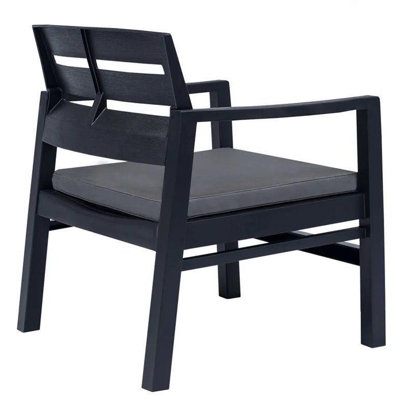 Salotto per esterno in resina Java poltrone e tavolino da giardino