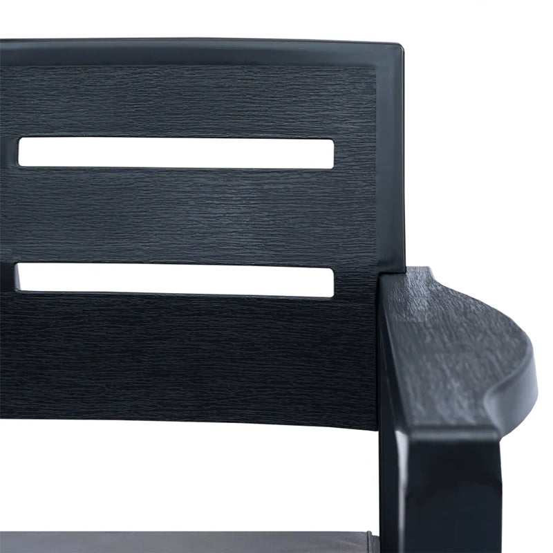 Salotto per esterno in resina Java poltrone e tavolino da giardino